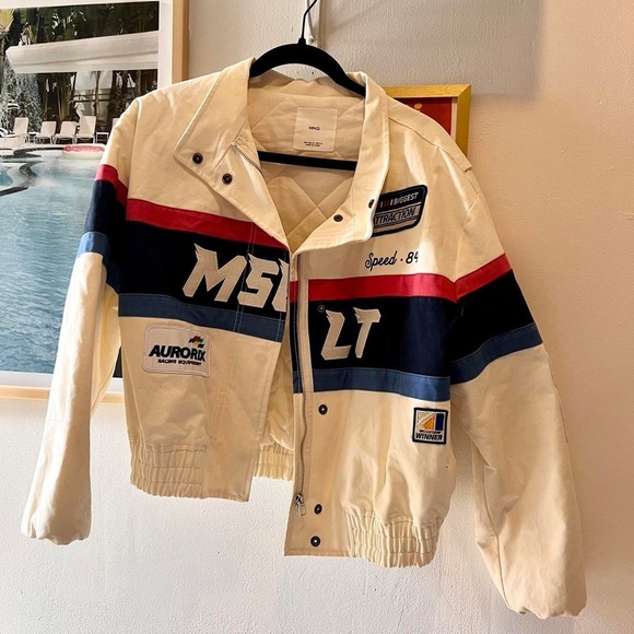 Mango Racing Jacket Medium - Picture 6 of 12